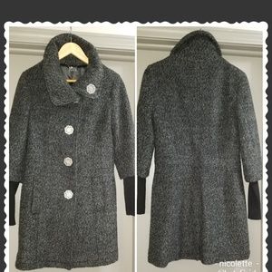 Charcoal peacoat